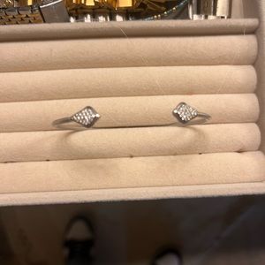 Kendra Scott Alexi Diamond Pinch Bracelet in 14k white gold